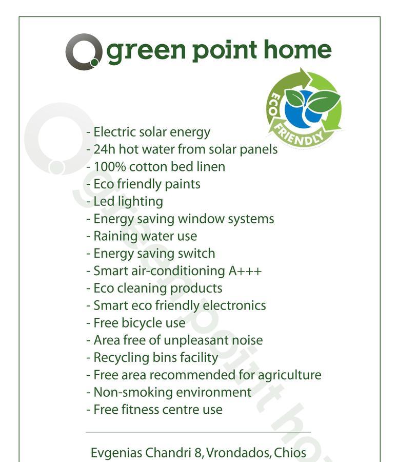 Green Point Home Chios Vrontados Exterior photo